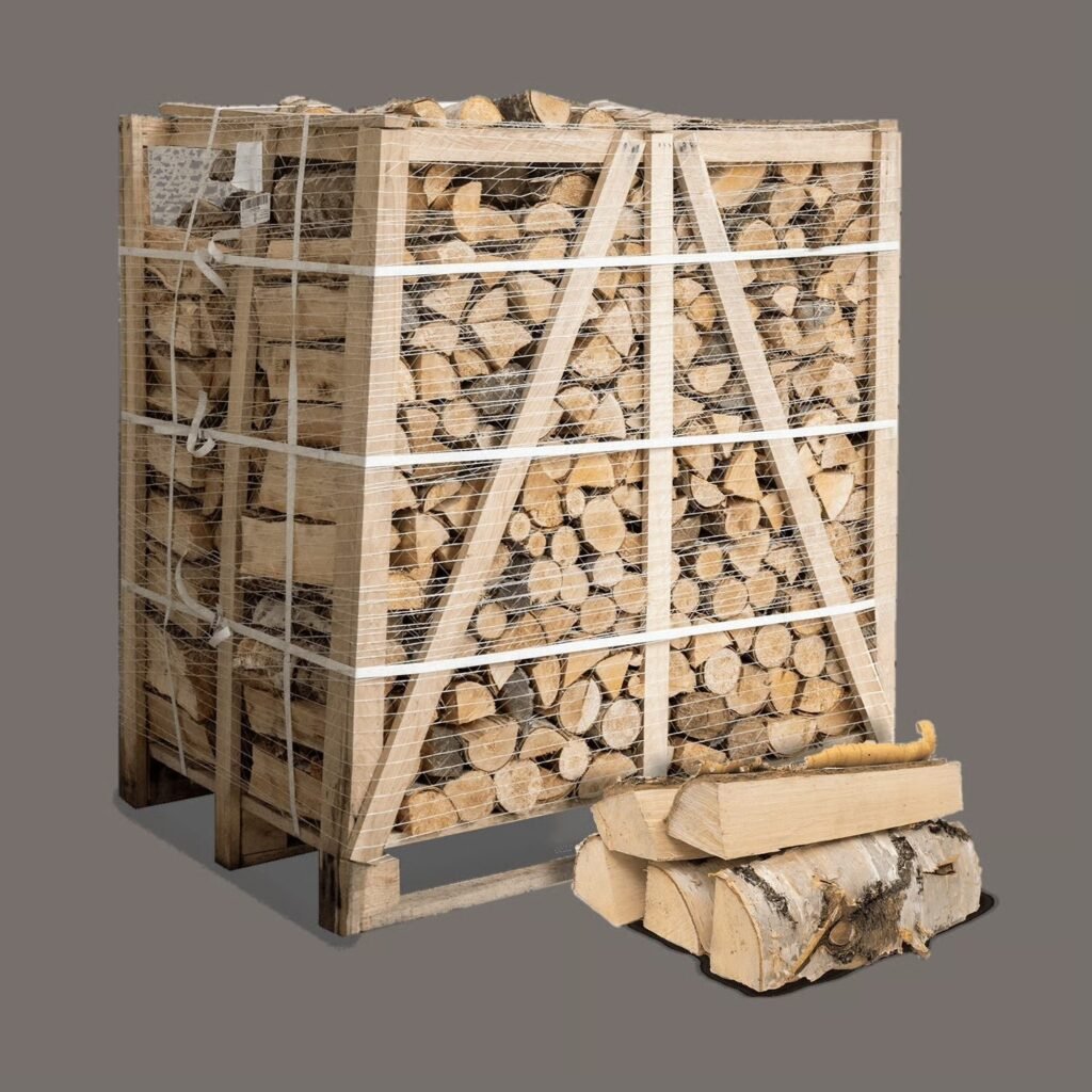 Brennholz Robinie 25 cm, Palette 500 kg (1 Raummeter)
