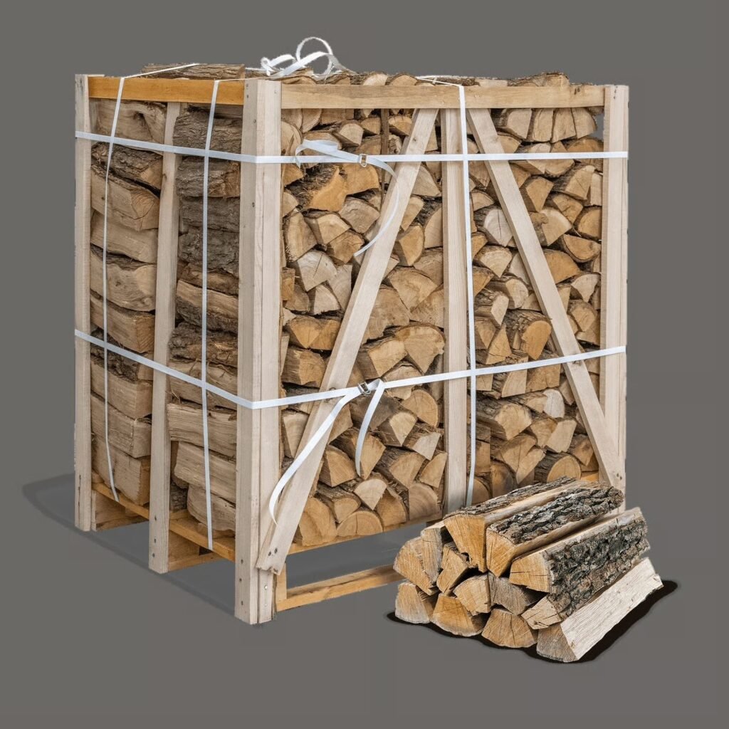 Brennholz Buche 25 cm, Palette 500 kg (ca. 1 Raummeter)