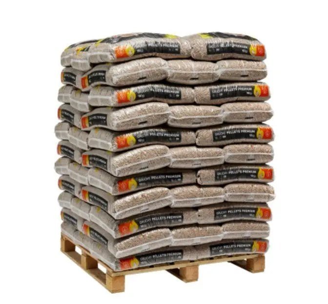 Weichholzpellets Premium, Palette 65 x 15 kg (975 kg), ENplus A1